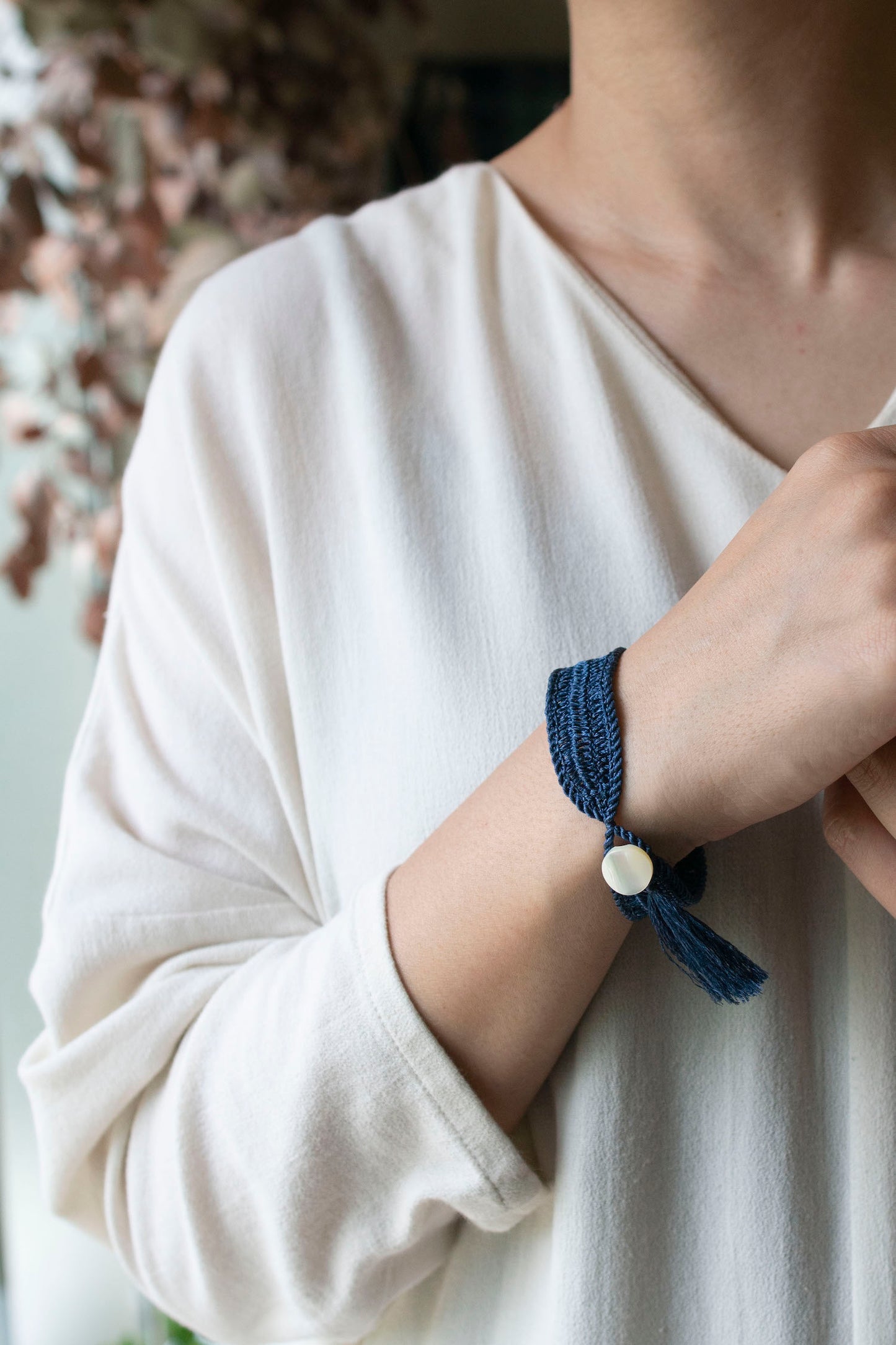 Takase shell bracelet | Indigo