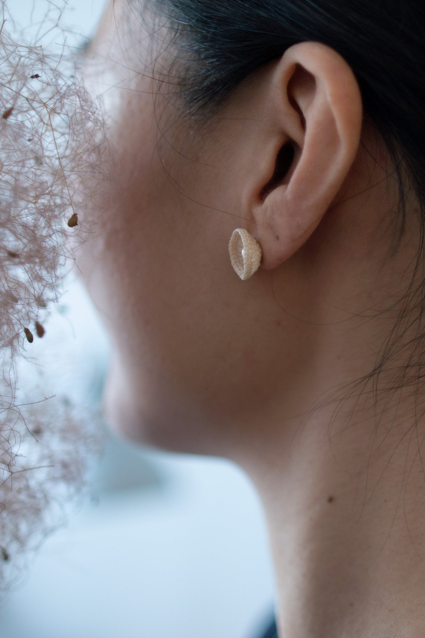 parabolic earrings | unbleached