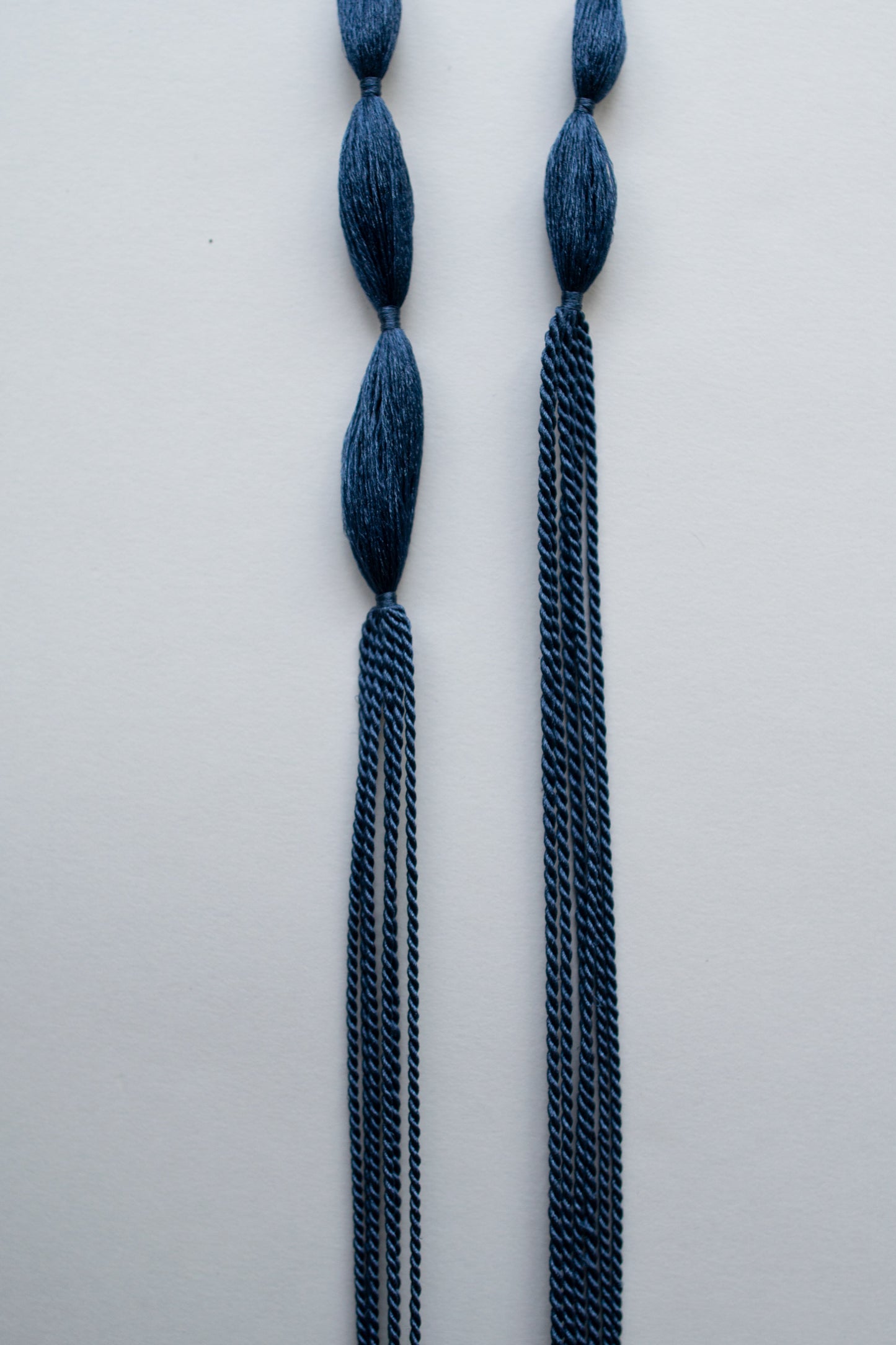 Cyclic long necklace | 100cm | Indigo